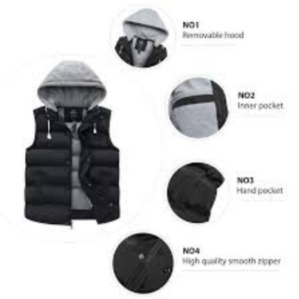 Mens puffer vest